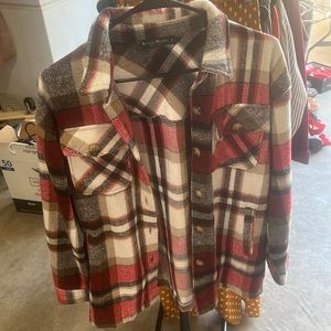 Red Flannel Shacket